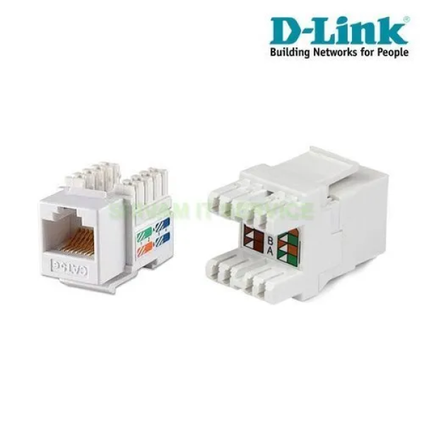 CAT6 KEYSTONE JACK-DLINK-NKJ-C6WHI1B21