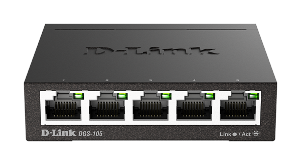NETWORK SWITCH-DLINK-DGS-105/E-5P-10/1000MBPS
